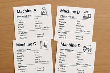 3D yazıcı, CNC ve lazer için üç simge kartı