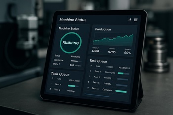 Dijital görev yönetim uygulamasında atölye iş akışını gösteren ekran